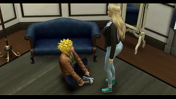 Preview 2 of Di Toilet Umum - Naruto Hentai Episodio 86 naruto trata de seducir a tsunade y no puede sasuke esta follandose a sakura en el comedor sexo anal como a ella le gusta le termina adentro