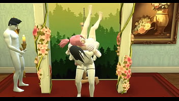 Preview 2 of Szx Porno - Naruto Hentai Episodio 83 La Boda de Sakura Parte 4 Naruto Hentai Esposa Obediente y Domesticada Pre&ntilde_ada de sus se Casa al frente de su Marido Cornudo y Triste pero bien cogida
