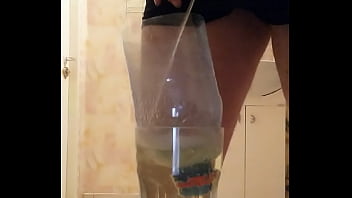 Preview 3 of Ffm Bondage Slave - Morning piss
