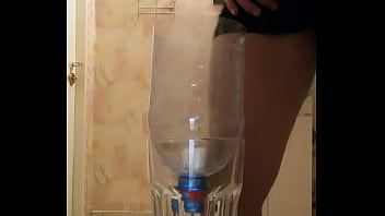 Preview 1 of Ffm Bondage Slave - Morning piss