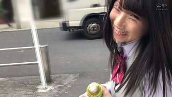 Preview 1 of Khloe Canyon - 都内某有名校に通う制服女子セフレとハメ撮り  黒髪ロングの清楚系美女。カメラを回しながらのセックスでいつもより興奮。性に貪欲で積極的にご奉仕ししちゃいますｗ　https://bit.ly/33GR5y1