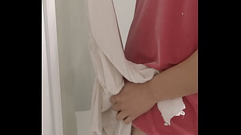 Preview 2 of Indan Balliwood - Velour Dress Asked for Cum in Bathroom!