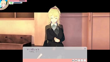 Preview 2 of Hot Galls - 【エロゲーコイカツ！】可愛い金髪帰国子女爆乳jk「マーガレット」ちゃんがおっぱい揉みまくられる３DCGエロアニメ動画