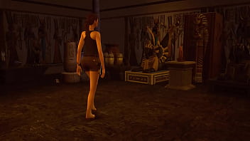 Preview 1 of Amateur Boz - Sims 4. Tomb Raider Parody. Part 5 - Trial of Lara Croft