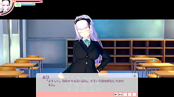 Preview 1 of Abril In - 【エロゲーコイカツ！】 性格Sッ気な爆乳jk「(永華オリキャラ)」がおっぱい揉みまくられる３DCGエロアニメ動画