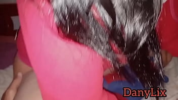 Preview 2 of Tiny Tit Teen Forced Mmf - Le hago la paja al amigo de mi vecino y le chupo la polla