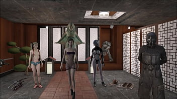Preview 3 of Striptiz Na Rurze - Fallout 4 Seducer Fashion