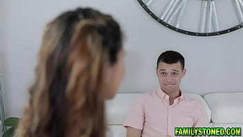 Preview 1 of Stephanie Fantauzzi Naked - Pervy stepbrother getting his stepsisters part of the deal