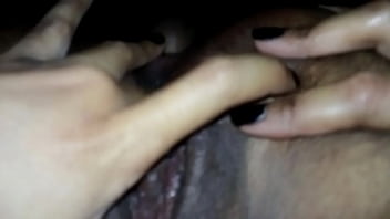 Preview 4 of Dog Lucking Pussy - Venezolana feliz con leche peruna