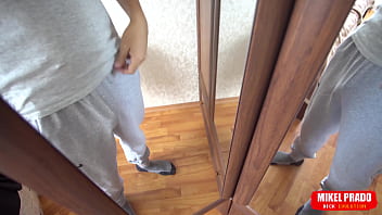 Preview 3 of Xxx Sex Porn Viden - Guy posing naked in front of the mirror
