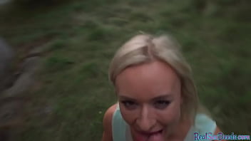 Preview 3 of Gamboporn - Pickedup bigtit babe sucking and riding before spoon fucked