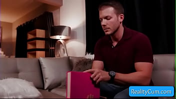 Preview 1 of Joi Strokes - Sensual hot teen Scarlett Bloom with perky big nipples enjoy getting her juicy wet pussy licked deep on her couch by her friend
