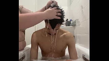 Preview 2 of Tranny Fuck Dudes - Washing