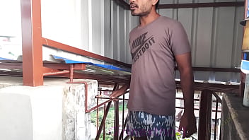 Preview 2 of Vfkaerokbi - Indian Girl Fucked by Neighbor at Roof top Hindi Outdoor Sex