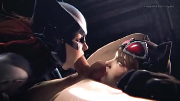 Preview 3 of Xem Phim Sex Ong Chau Online - Batgirl &amp_ Catwoman&#039_s Tag Team