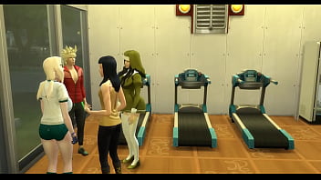 Preview 2 of Best Japan Teen Tube - Naruto Hentai Episodio 21 Familia Pervertida todos van ala sala de entrenamiento y al fina termina tranformandose en una gran orgia familia entre todos Hinata, sunade, hanabi,  y sarada terminan llenas de leche dentro