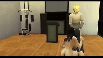 Preview 3 of Best Japan Teen Tube - Naruto Hentai Episodio 21 Familia Pervertida todos van ala sala de entrenamiento y al fina termina tranformandose en una gran orgia familia entre todos Hinata, sunade, hanabi,  y sarada terminan llenas de leche dentro