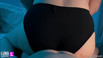 Preview 3 of Desi Aunty Love - I grinded on his dick with my big white Ass in panties until he exploded with thick cum