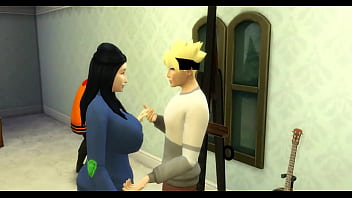 Preview 2 of 3 Xxx God - Naruto Hentai Episodio 20 Familia Pervertida  boruto habla con su padre naruto que hagan un trio con su novia sarada que ella quiere tener dos pollas adentro de ella que la llene toda de leche