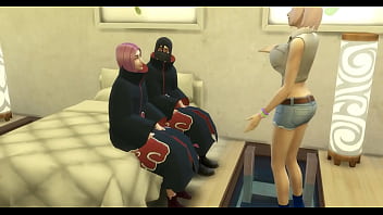 Preview 1 of White Girl Rimming Black Guy - Naruto Hentai Episodio 6 sakura y konan para logra hacer un trio terminan follando con sus dos amigas como a ellas le gusta les mucho la leche