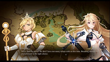 Preview 3 of Kurian Sex Scandal Pornhub - Barbarian Legend [PornPlay Hentai game] Ep.1 lewd interogatory for the blonde captured elf woman