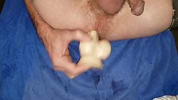 Preview 4 of Massage Big Ass Dapsi - Twink takes huge dildo slow and deep