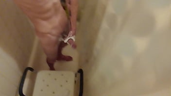 Preview 1 of Mother And Daughter Slap On Ass - Shower masterbation