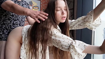 Preview 2 of Shemal Sex Porn - My stepsister doesn&#039_t mind fucking on the floor.