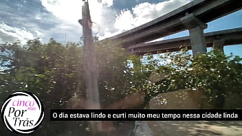 Preview 1 of New Brazzres - 5min.portr&aacute_s - Ep 22 Eu e Lina Nakamura aprontamos todas em Porto Alegre,  vem ver o show dela e muito mais