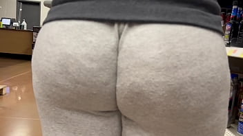 Preview 2 of Cricktar Xxx - Giant Booty Mom Goes Walmart Shopping With A Deep Fucking Wedgie