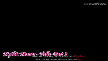 Preview 1 of Asd Anggun Dari Bandung - Horny dominatrix gives Boris a footjob and fucks him mating press style while... [Mythic Manor - Velle 2]