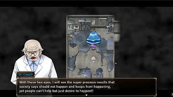 Preview 2 of Ztos - Karryn&#039_s Prison [PornPlay Hentai game] Ep.12 rough threesome with a slime monster and a thug