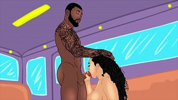 Preview 2 of Families Taboo - Party bus Big booty butt fucking with Queen Rogue vs bbc King