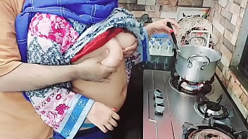 Preview 2 of Asian Teen Girls Fuck By Dad - Desi Indian Maid Fucked In Kitchen