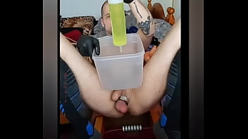 Preview 2 of Huge Tites Ass - Twink Piss Enema