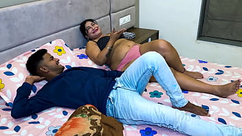 Preview 1 of Candid Boob Bus - Step mother shares bed with her son