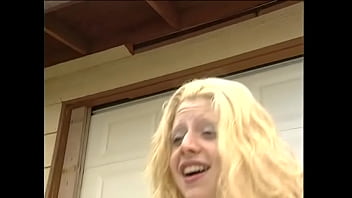 Preview 1 of Shorty Mac Watching Mom Go Black - Young handsome dude cheers stunning up blonde milf in the kitchen while her bunged up husband has a thorough rest in the bedroom