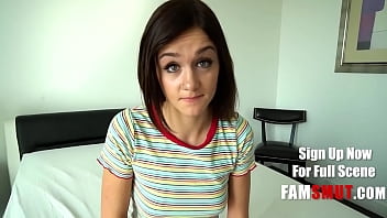 Preview 2 of W Sexy Video Hd - Paid stepsis to spread her legs