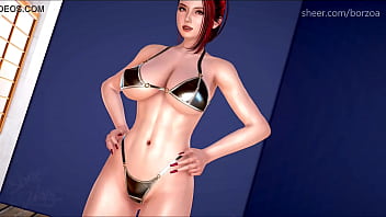 Preview 3 of Lesbian Tajik - step Mom quickly pushes her away from the shop when they see someone deepthroating near the cabins. [Mythic Manor - Velle Part 1]