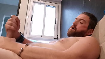 Preview 4 of Xxx Pelane Par Hagel - Cock Stroking in PJs