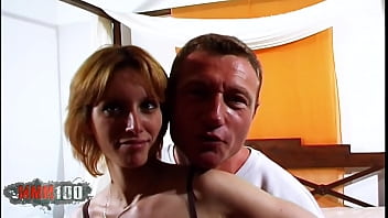 Preview 1 of Dog And Girl Video - Hairy and skinny french bitch fucked hard by a big dick