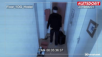 Preview 4 of Pari Bhabhi Sex - HORNYHOSTEL - (Emily Cutie,  Costas) - Beautiful Petite Teen Fucks With Stranger In The Hostel Full Scene