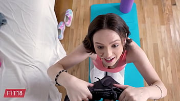 Preview 2 of Thif Xnxx - FIT18 - Gracie Gates - Casting Petite Teen Amateur With Big Natural Breasts
