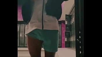 Preview 1 of Lili Baross - Public gym play