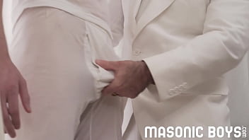Preview 2 of Spooning Compilation - MasonicBoys - Smooth bottom boy receives older master&rsquo_s seed