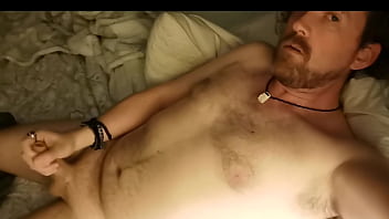 Preview 2 of Shiny Ass Red Hair - Jerking Off Before Bed