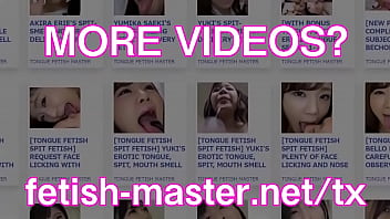 Preview 3 of Orsi Xxx Road - Japanese Asian Tongue Spit Face Nose Licking Sucking Kissing Handjob Fetish - More at fetish-master.net