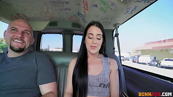 Preview 1 of Sunny Lione Sexy Video Xxc - Jessica Jewelz Money Hungry Chick Gets Fucked In BonkBus