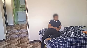 Preview 1 of Braceface - Increible mi amigo gay me folla despues de mostrarle mi ropa interior: no se aguanta al verme desnuda y quiero follar conmigo antes que llegue mi esposo