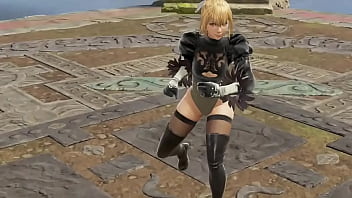 Preview 4 of Xxx B F G B Rood Video - Cassandra appreciation poses 2B costume - Soul Calibur 6